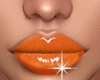 Orange Lips + Piercing