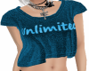 unlimited tealblue top
