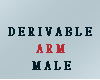 derivable arm male