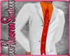 White Blood Orange Suit