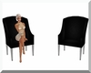 2 x Chat Chairs ~