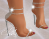 Glitter Silver Heels