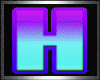 LETTER H TWO TONE