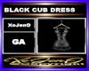 BLACK CUB DRESS