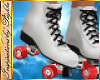 I~Wht/Red Roller Skates