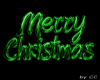 Green Merry Xmas Sign TP