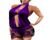 BDD Purple Sexy Dress