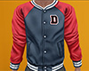 Varsity Jacket Red Blue (M)