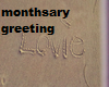 monthsary greeting