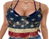 American Flg Lace Top