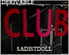 ::  Red Club 3d Letters