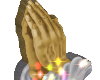 3D Praying Hands Spinner