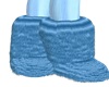 SUZZIE BLUE FUR BOOTS