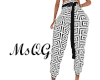 RXL Black and White Pant