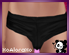 (A) Black Bikini Shorts