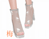 梅 glass heels