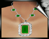D3~Silver Emerald Neckla
