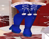 SANTA BLUE BOOTS