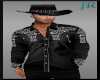 [JR] Western Shirt Black