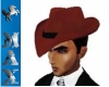 hat red cowboy western