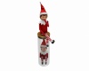 Elf On a Jar Red