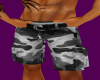 [LM]mens camo shorts-GY