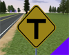 Roadsign T Junction