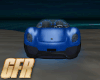 blue spider sports car