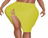 Slit Skirt Yellow