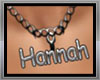 Necklace Hannah name