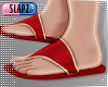 !!S Red Sandals