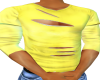 Yellow Ripped Shirt