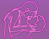 Kissing Neon Pink
