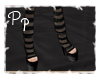 <Pp> PVC Striped Boots