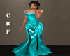 CRF* Sadie Teal Satin