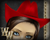 *WW Red Cowgirl Hat