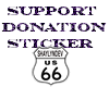 SD Donation Sticker