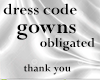 Dress Code Sign