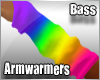 !M Rainbow Armwarmers