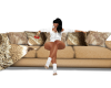 R - Khaki Couch w/lights