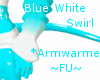 ~FU~BlueWhite*Armwarmer*
