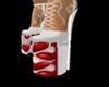 {F} SHOE PLATFORM HEARTS