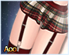 Ⓐ School Red Skirt