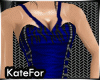 [KF]Sin!blue skull dress