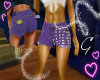 purple *G*shorts