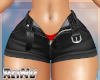 Shorts w panty Red