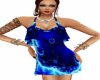 Blue Wave Party Dress 2
