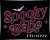H. Spooky Babe Neon Sign