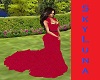 Sky's Ruby Red Gown