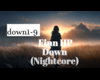 down nightcore cover